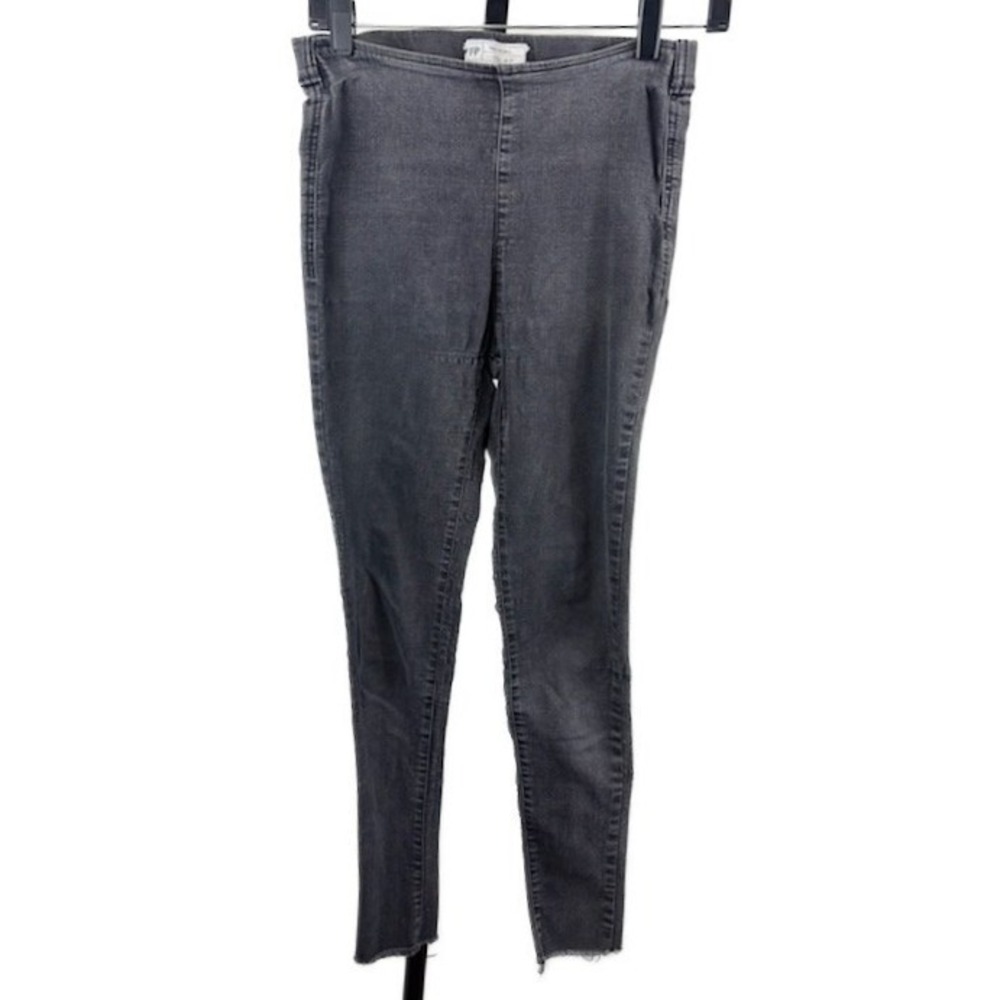 Free People High Rise Skinny Jeans Gray Wash Stretch Denim Women's Size W 27